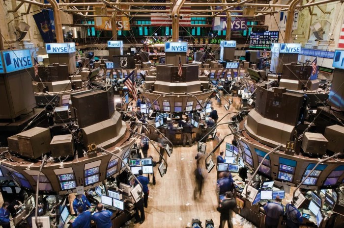 Nyse exchange york stock street wall day during 2008 portal